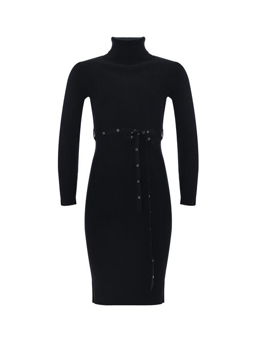 Abito in maglia con cintura - ABITO IN MAGLIA M/L SIRKE KOCCA | SIRKE/00016